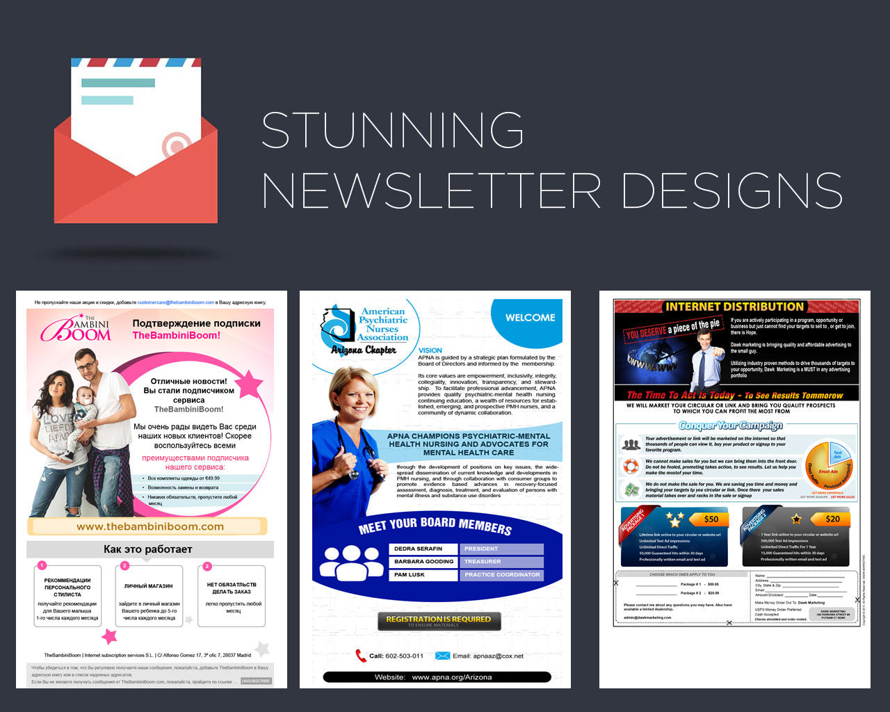 Newsletter by email
